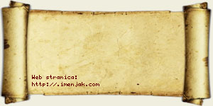 Anja Bjelan vizit kartica